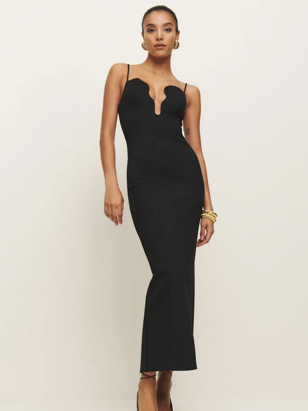 Reformation Black Dress